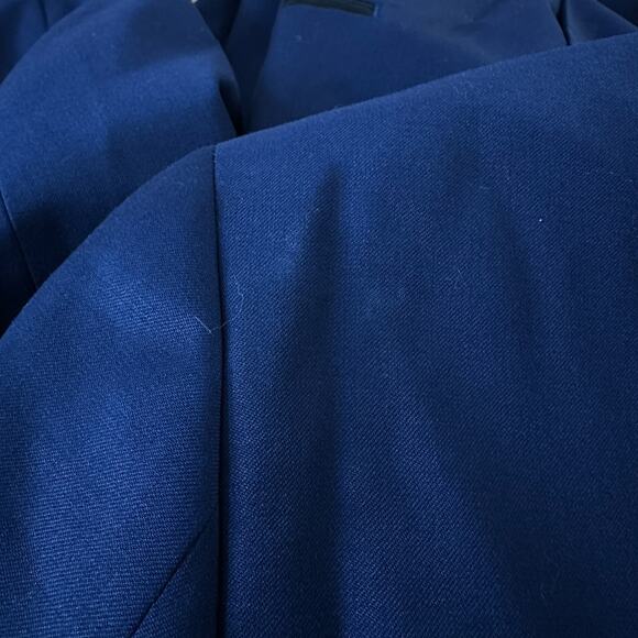 Calvin Klein Tuxedo Suit Navy Blue Black Extreme Slim Fit Jacket Pants 40S 34S - Picture 10 of 16